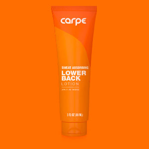 Carpe Lower Back Sweat Absorber & Butt Sweat Prevention Lotion ~NEW~ Keep Your Back, Buttocks, & Waistband Dry with a Sweat Absorbing Formula that Prevents & Controls Moisture for All-Day Freshness